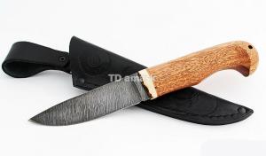 Нож Большой коготь: сталь дамаск; рукоять сапеле