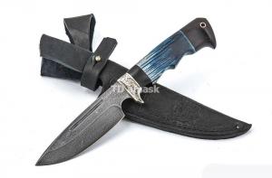 Нож Таёжный: сталь булат рукоять стабилизированный мореный дуб