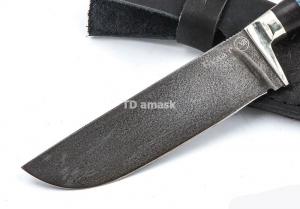  Нож Узбекский "Пчак": сталь булат рукоять стабилизированный мореный дуб