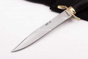 Нож разведчика НР-42 сталь 95х18; рукоять черный граб