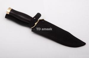 Нож разведчика НР-42 сталь 95х18; рукоять черный граб