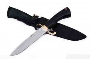 Нож разведчика "НР-43" усиленный, сталь 95х18; рукоять черный граб