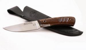 Нож Большой коготь: сталь х12мф; рукоять цельнометаллическая, махагон