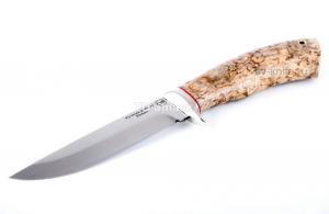 Нож Глухарь сталь Elmax; рукоять стабилизированная кар. береза