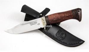 Нож Сибиряк: кованая сталь D2; рукоять падук