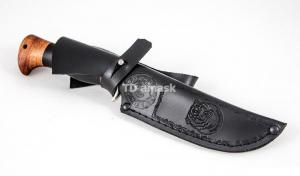 Нож Сокол:кованая сталь D2; рукоять падук