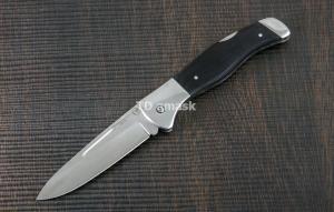 Складной нож Казак большой 3 сталь 95Х18 рукоять черный граб