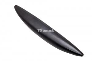Вариация Якутского ножа "Клык малый": сталь кованая 95Х18 рукоять черный граб, ножны черный граб
