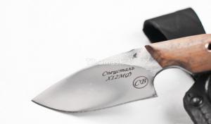 Нож Коготь:сталь х12МФ; рукоять цельнометаллическая махагон, Meinartas